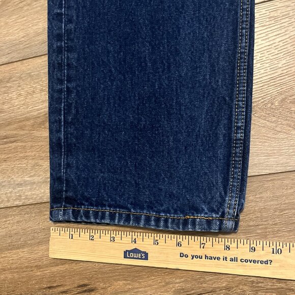 Men's Levis 505 Regular Fit Denim Jeans SZ 38x29 Blue Cotton Modern Red Tab - Picture 6 of 11